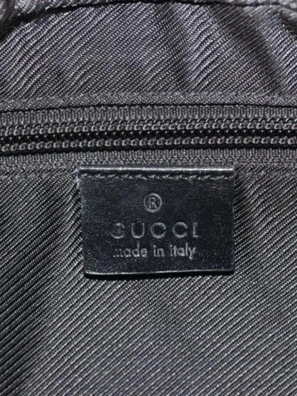 GUCCI GG Canvas Shoulder Bag Black Silver 019 0433 3444 Auth ka4995